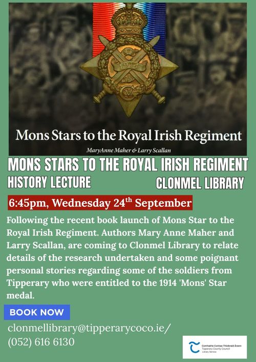 Mons Stars to the Royal Irish Regiment
