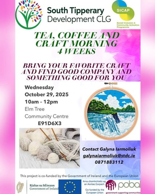 Tea, Coffee and Craft Morning