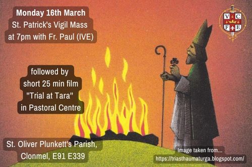 St. Patrick's Vigil Mass