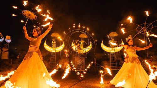 The Seven Rivers of the Sun – A Procession of Light