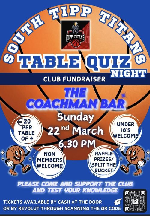 South Tipp Titans Table Quiz