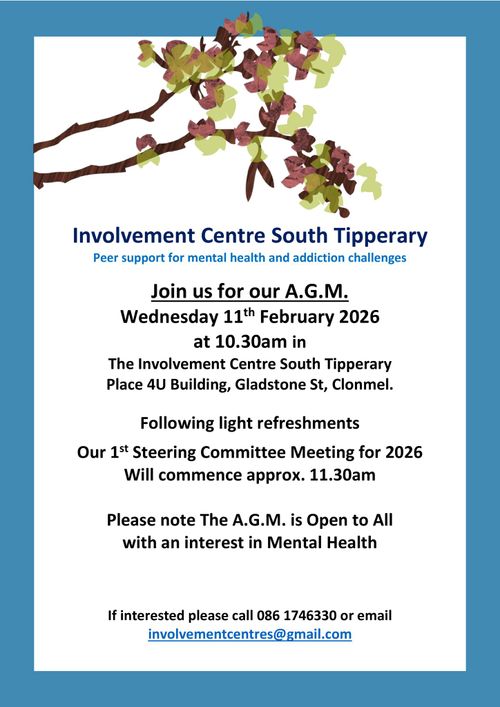 Involvement Centre South Tipperary AGM