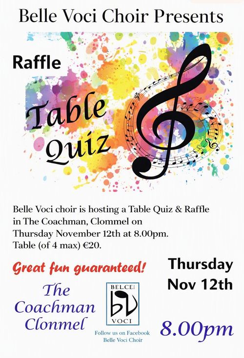 Belle Voci Choir Fundraiser