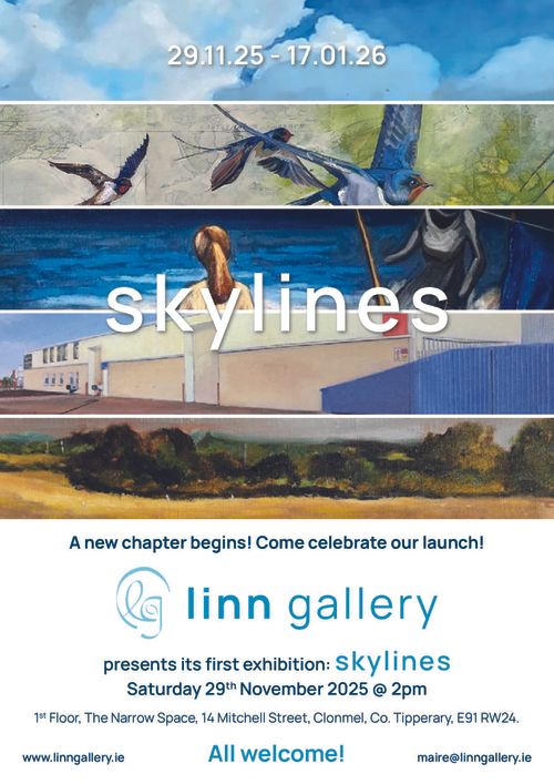 linn gallery Launch with skylines Exhibition