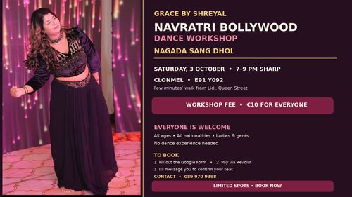 Bollywood Dance Workshop – Grace by Shreyal